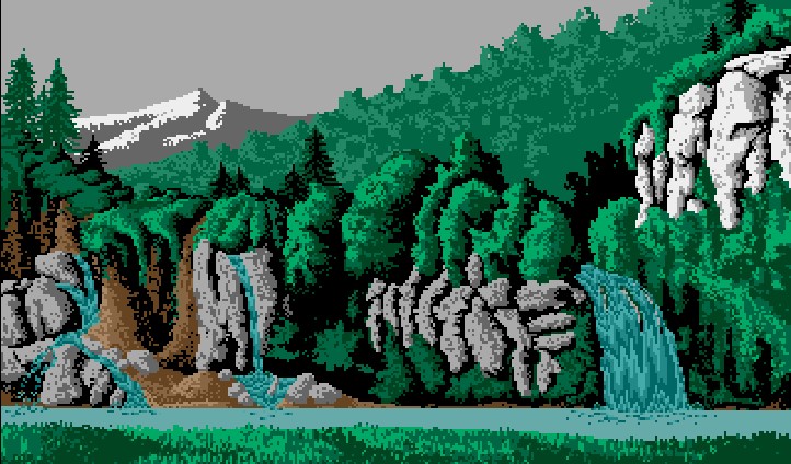 Astate: La Malédiction des Templiers Waterfall