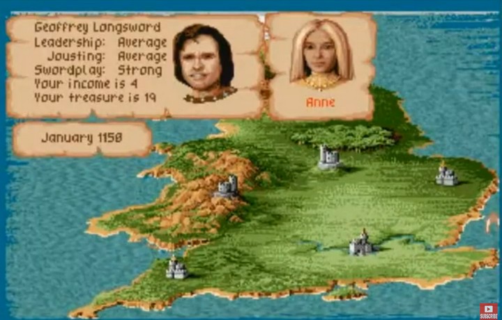 Defender of the Crown Map