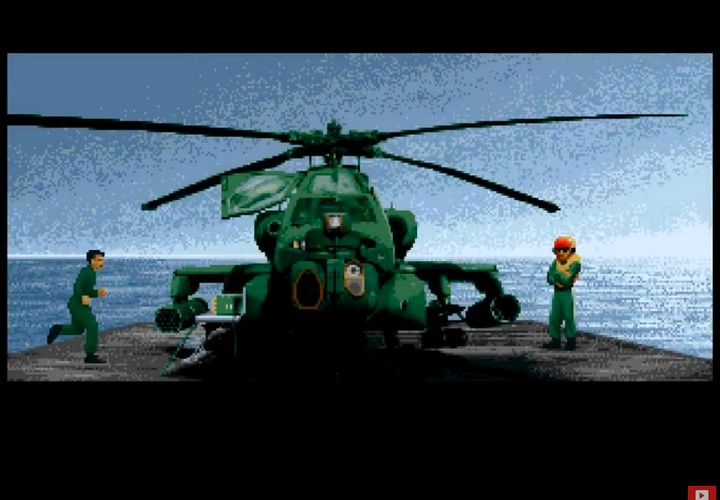 Desert Strike: Return to the Gulf Intro Helicopter