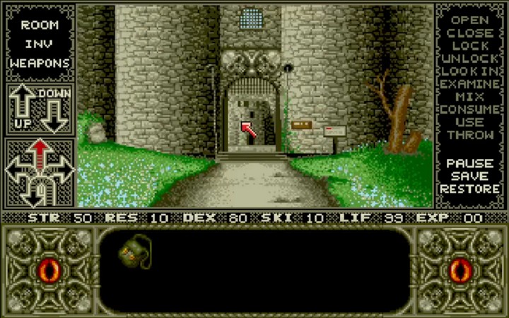 Elvira: Mistress of the Dark Castle Entrance