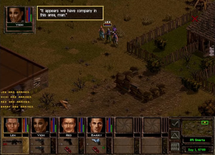 Jagged Alliance 2 Start