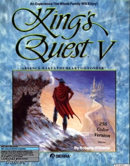 King’s Quest V: Absence Makes the Heart Go Yonder! box art cover