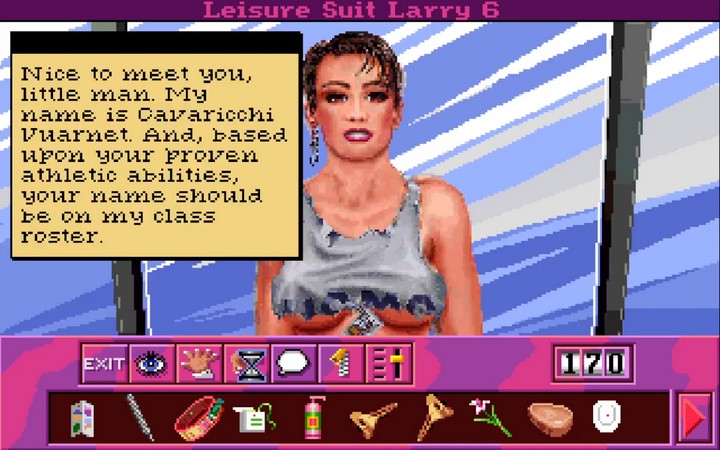 Leisure Suit Larry 6: Shape Up or Slip Out! hotel hooker scene