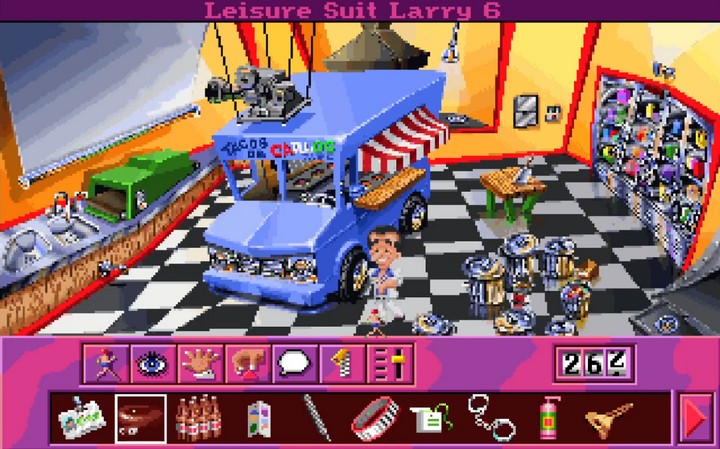 Leisure Suit Larry 6: Shape Up or Slip Out! casino scene