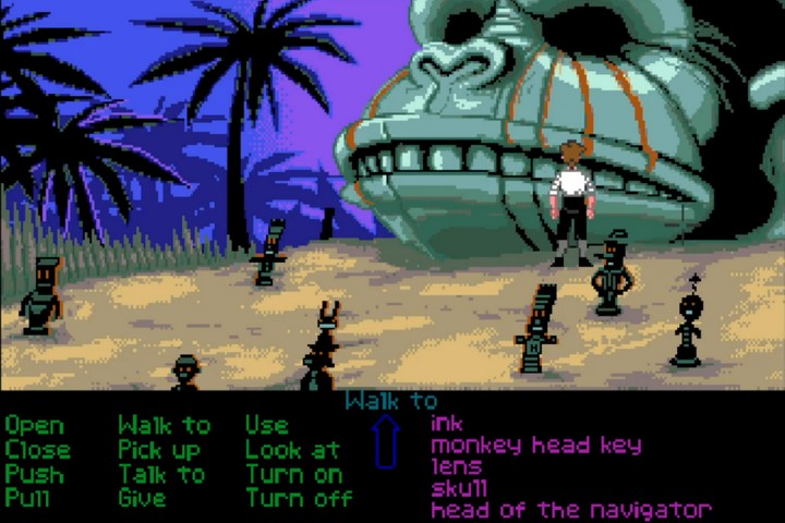 The Secret of Monkey Island Big Monkey Head 