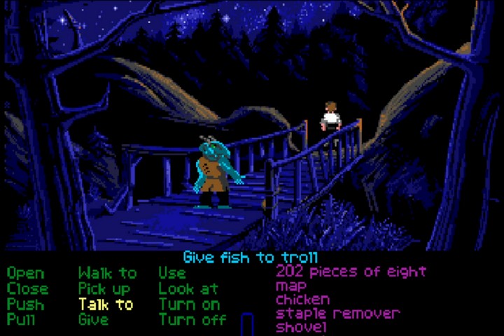 The Secret of Monkey Island Bridge Troll