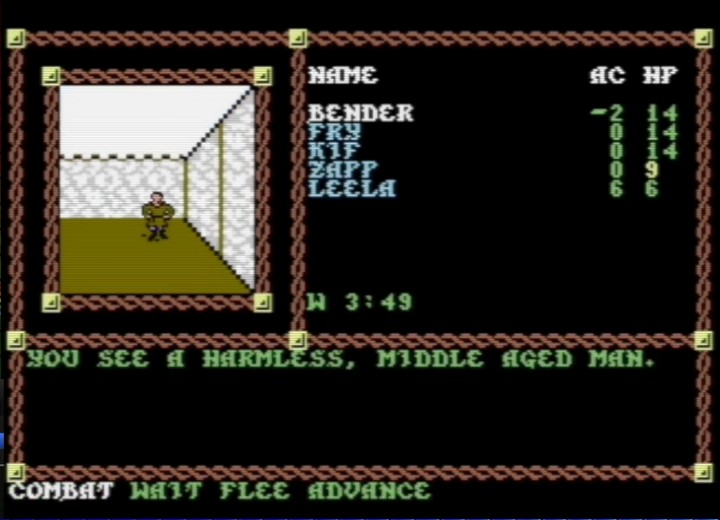 Pool of Radiance  Bridge Puzzle Room