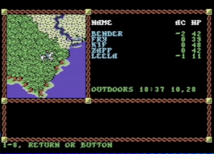 Pool of Radiance Split World
