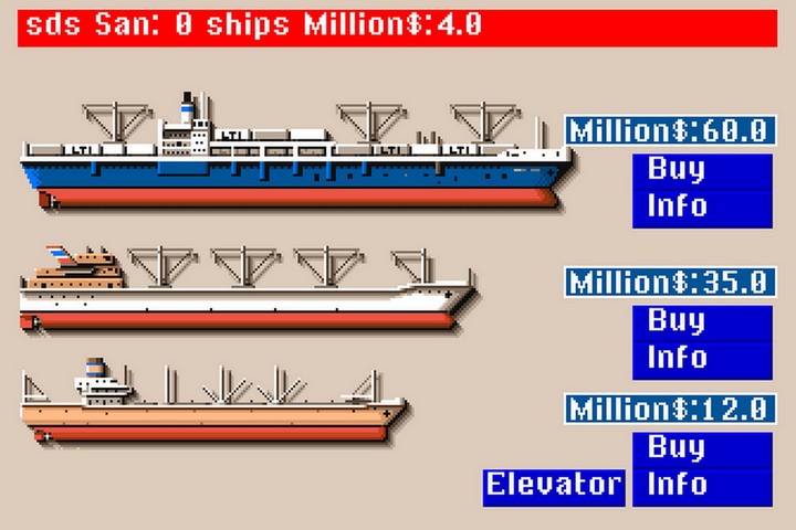 Ports of Call Ship List