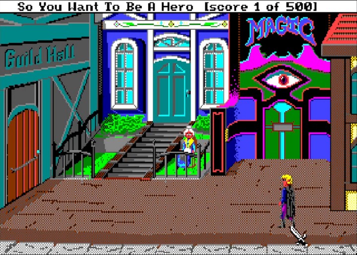 Hero's Quest: So You Want To Be A Hero Lefty's Bar scene