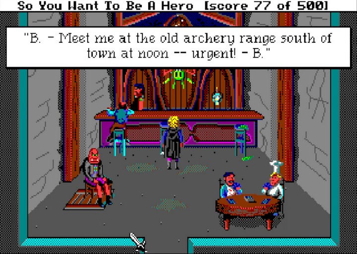 Hero's Quest: So You Want To Be A Hero dancing scene
