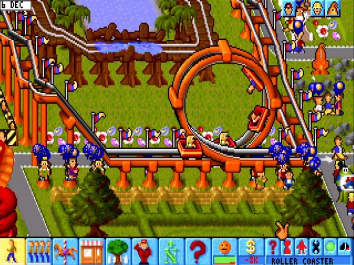 Theme Park Rollercoaster