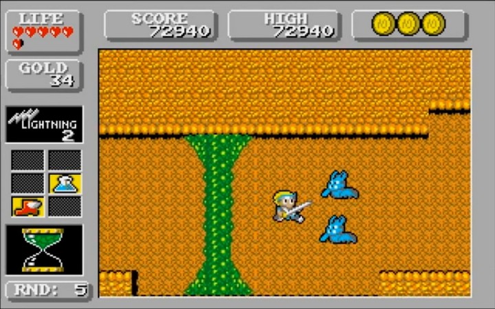 Wonderboy in Monsterland Bats