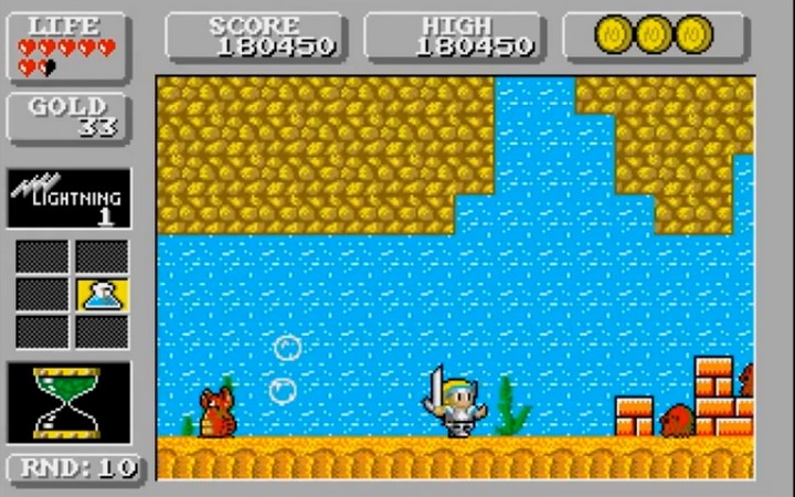 Wonderboy in Monsterland Underwater