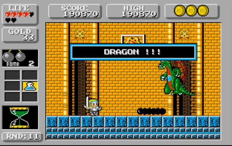 Wonderboy in Monsterland Dragon Final Boss