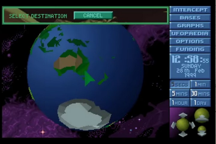 UFO: Enemy Unknown Geoscape